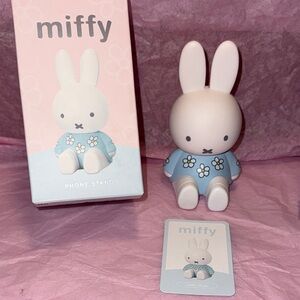 miffy Blue Floral Bunny Phone Holder CONFIRMED